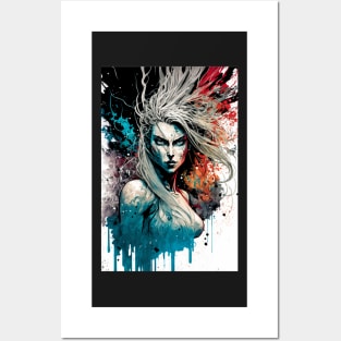 Fierce Goddess of Love Illustration Posters and Art